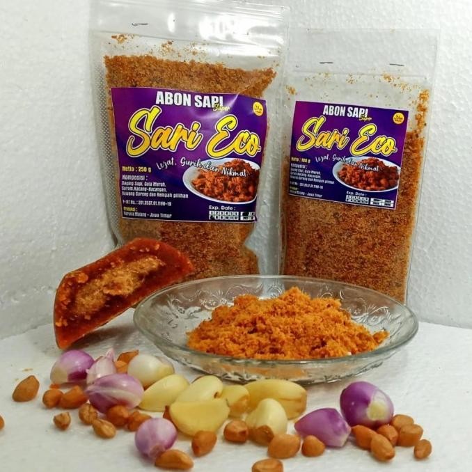 

(Good) Abon Sapi spesial Sari Echo, manis gurih lezat . 250g