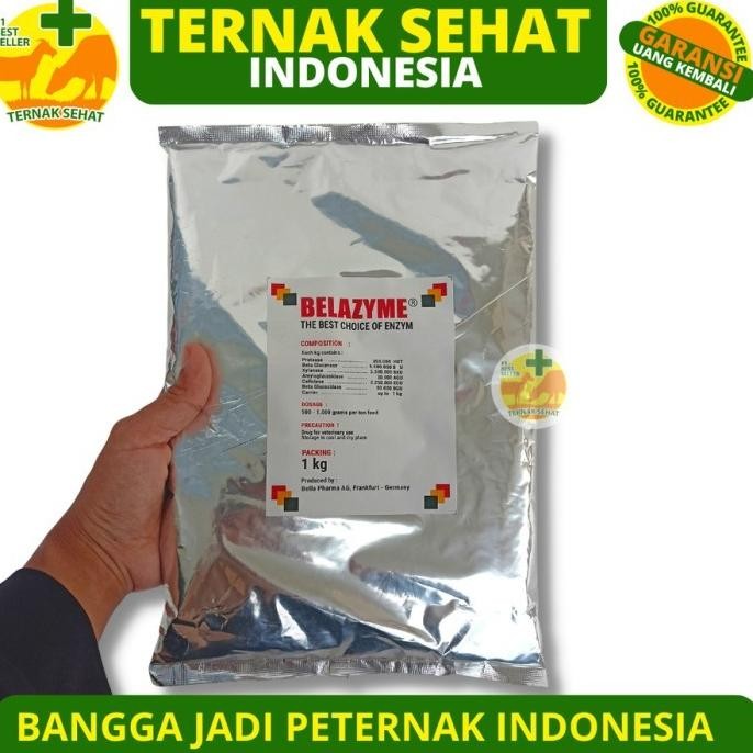 (Good) BELAZYME 1kg - Suplemen enzim ternak - Enzim ayam - Enzim Udang