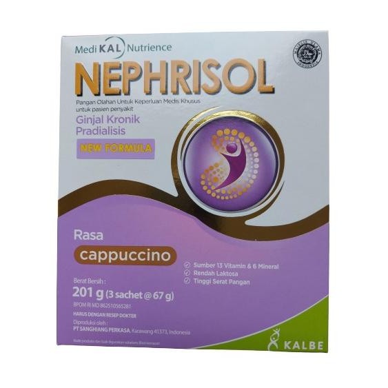 

(Good) Nephrisol Vanila/Cappucino 201 gram - Pasien Ginjal Pradialisis
