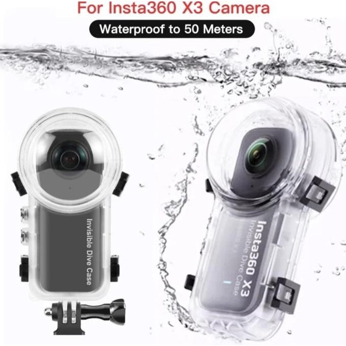 Invisible Dive Case Diving Waterproof Invisible Untuk Insta 360 X3
