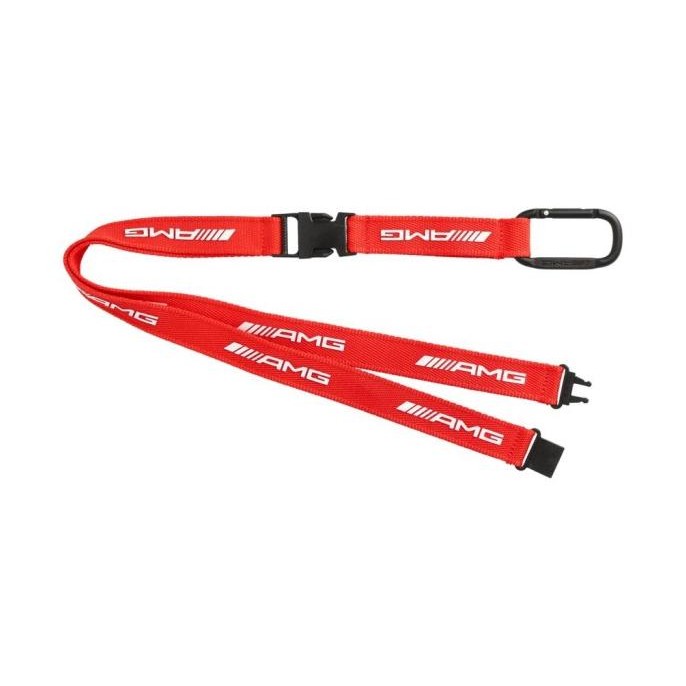 

TERBARU - AMG lanyard red, 100% polyester B66959266 Original