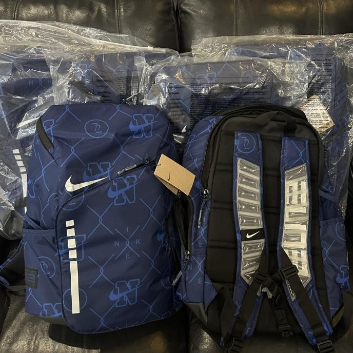 Nike Elite Backpack Blue Logo (Ready Stock)