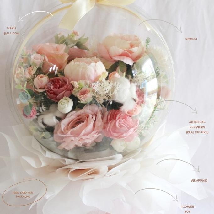Bunga Balon Bunga Hadiah Bunga Buket Rangkai Bertahan Selamanya Terlaris