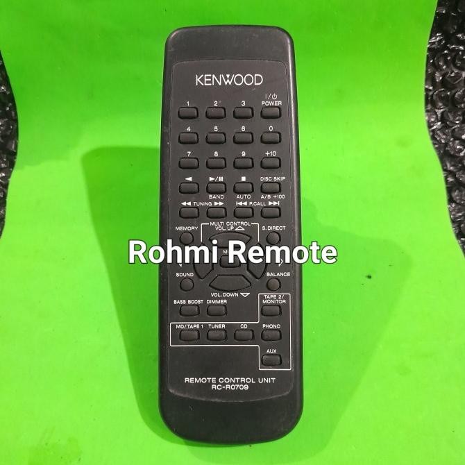 REMOTE REMOT DVD TAPE COMPO KENWOOD RC-R0709 ORIGINAL ASLI 2004T