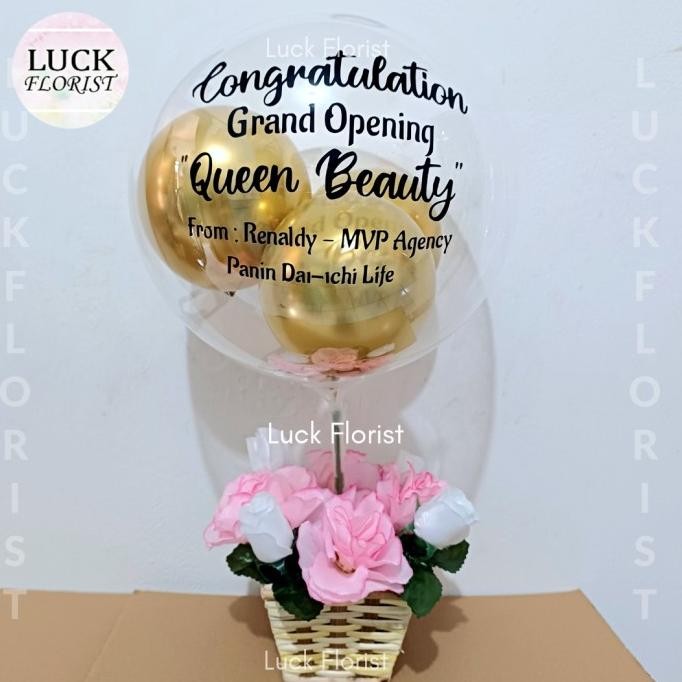 Buket Balon Grand Opening - Balon Anniversary - Valentine - Bloom Box Terlaris