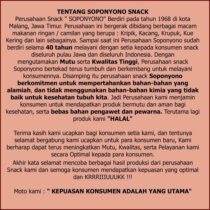 

(Good) KERIPIK BELINJO PEDAS SOPONYONO ORIGINAL KRIPIK EMPING BELINJO PEDAS