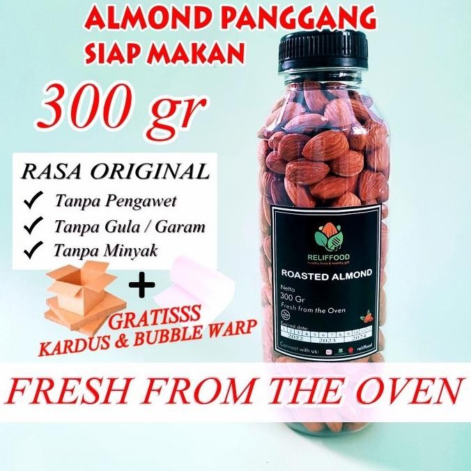 

(Good) Almond Panggang 300 Gram - Roasted Almond