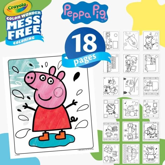 

Crayola Wonder Mess Free Peppapig Colorpage Marker 757000 Terlaris