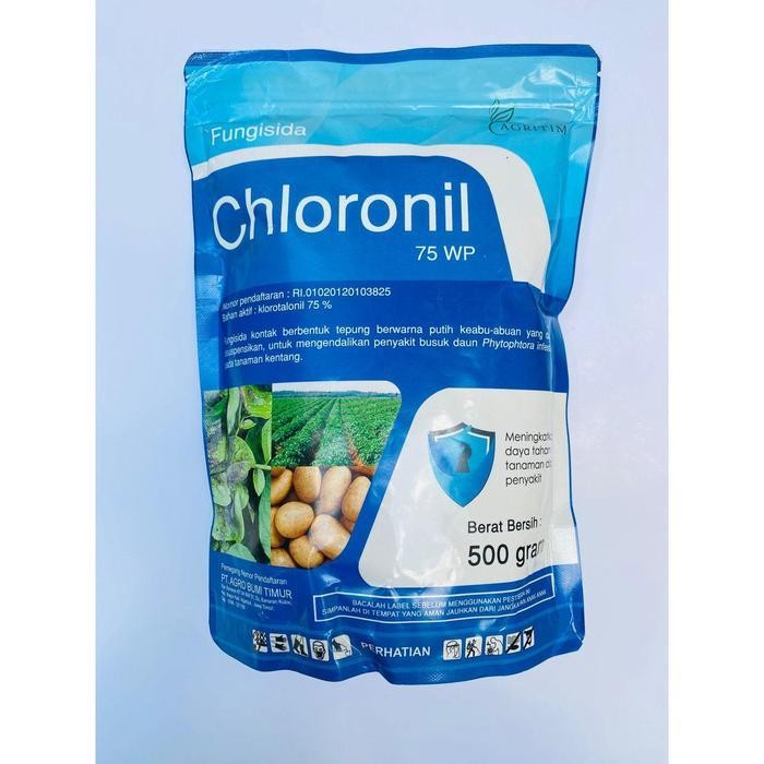 Fungisida CHLORONIL 75WP kemasan 500gr dari Agritim