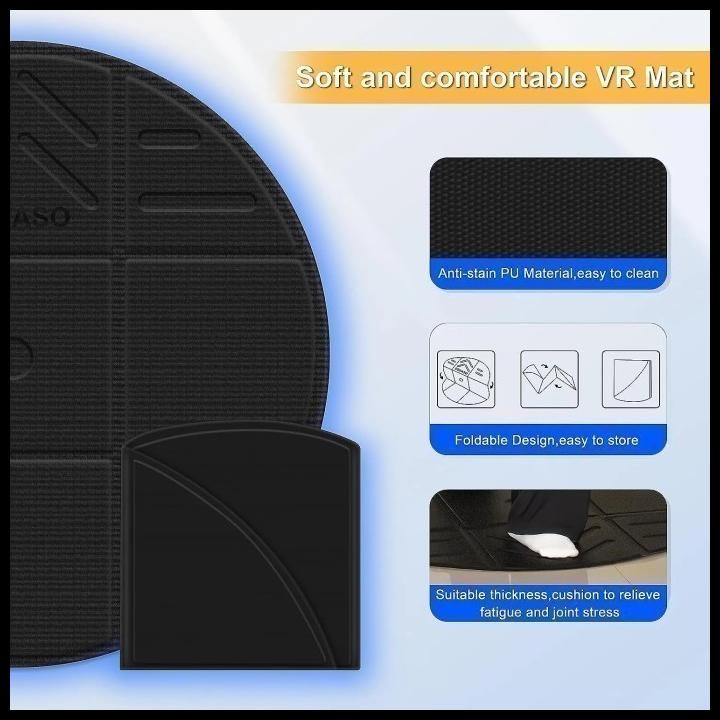 Terlaris Devaso Foldable Floor Vr Mat Game Accessories Psvr2 Oculus Quest 2 Good Quality