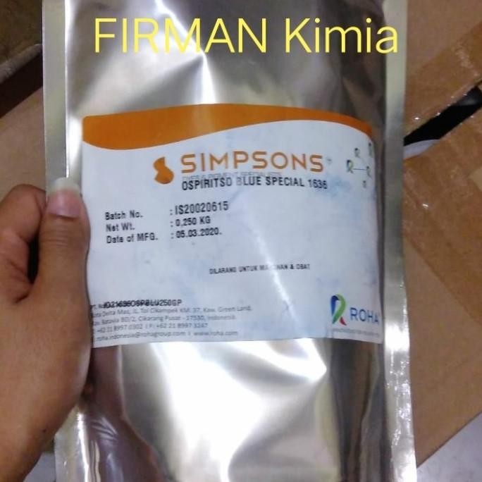 Pewarna minyak biru/ospiritso blue special-1636 simpsons