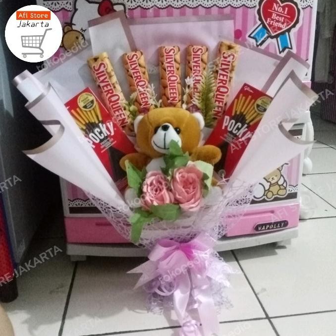 

Bouquet coklat l Buket jajan l buket wisuda l buket bunga Terlaris