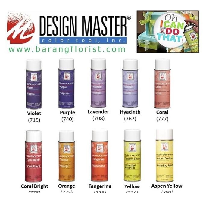 Design Master Pilox Bunga Fresh Flower Cat Pewarna Serbabisa USA