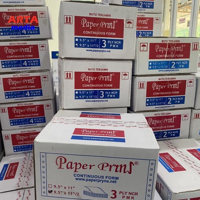 

Continuous Form Paper Prins 9.5"x11"/2 - 3 ply