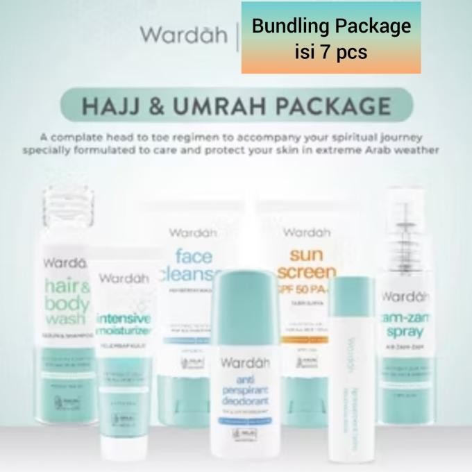 

BEBAS ONGKIR - WARDAH PAKET HAJI & UMROH UMRAH & HAJJ PACKAGE NEW BUNDLING ISI 7 PCS