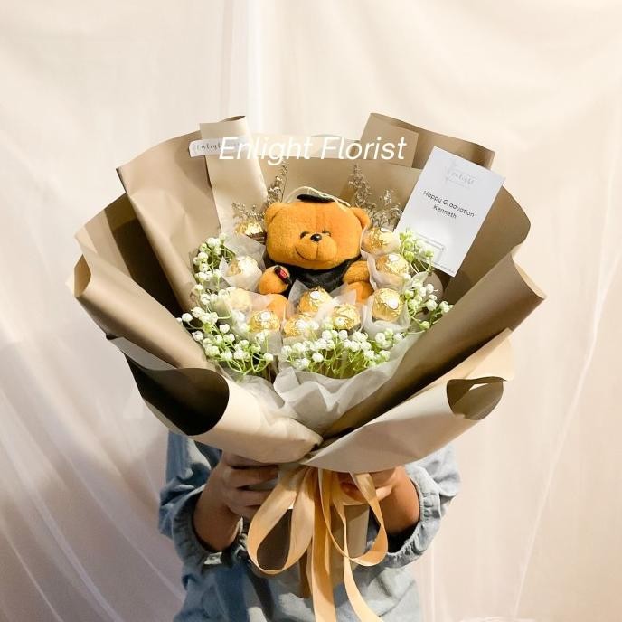 

Buket coklat ferrero ferrero bouquet isi 10 Buket Snack Terlaris