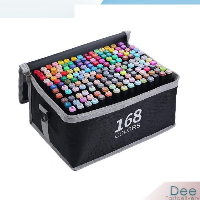 

TOUCH ART MARKER 168 COLOR DOUBLE HEADED MARKER SET MULTI COLOR SPIDOL