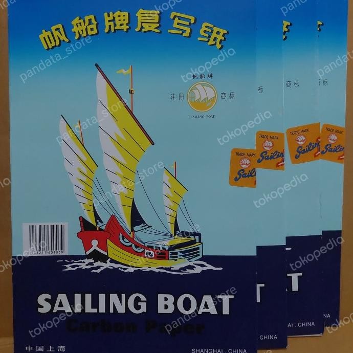 

TERMURAH - Kertas Karbon Carbon Sailing Boat Biru isi 100 lembar Promo Murah