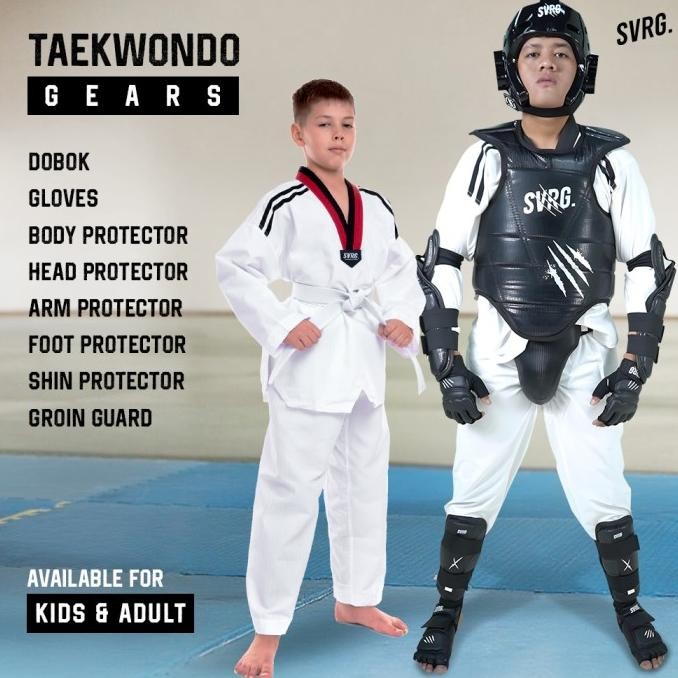 Svrg. Foot Protector Taekwondo Sarung Kaki Pelindung Taekwondo Foot Gloves Co