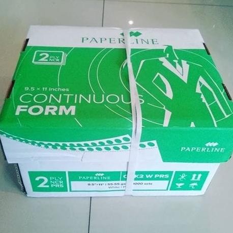 

TERLARIS - PAPERLINE CONTINUOUS FORM 9 1/2 X 11 INCHI PRS 2 PLY | BAGI 2 WARNA