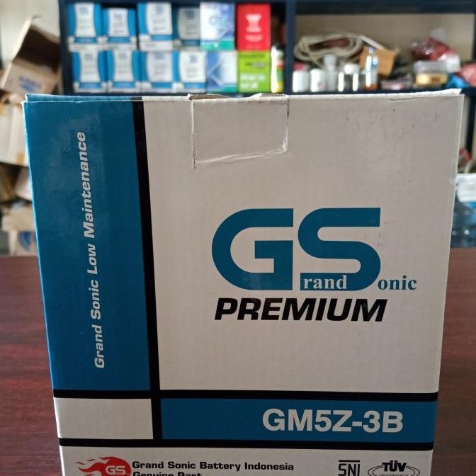 BEBAS ONGKIR - Aki motor/ Honda/ GS Grandsonic GM5Z-3B Kit/ GS Premium GM5Z3B Kit