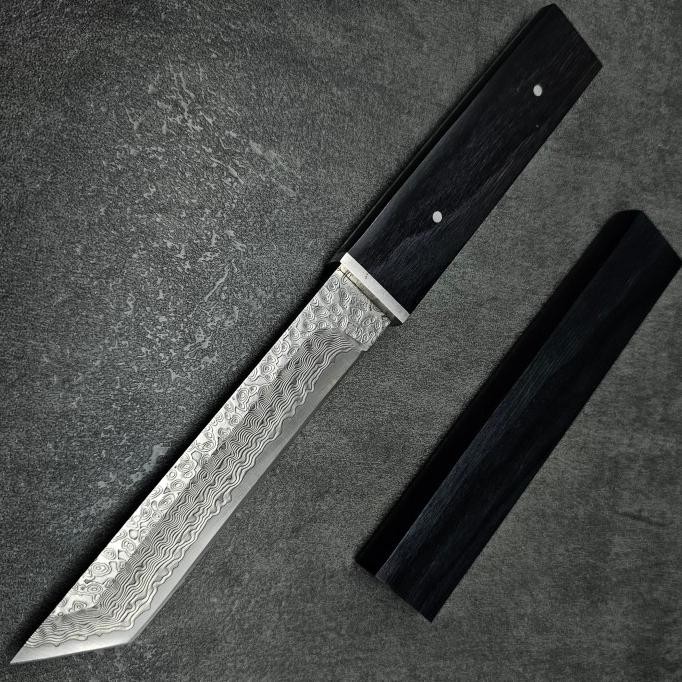 Japanese Style Tanto Vg10 Damascus Blade Co