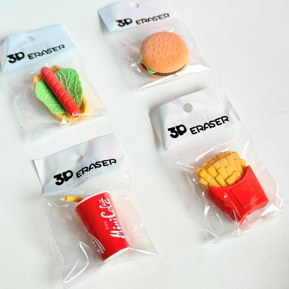 

TY69 ERASER 3D CHARACTER STATIONERY penghapus 3 d shape lucu Termurah