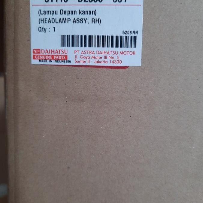 headlamp / lampu depan avanza xenia 2006 2007 2008 2009 2010 2011 ori murah