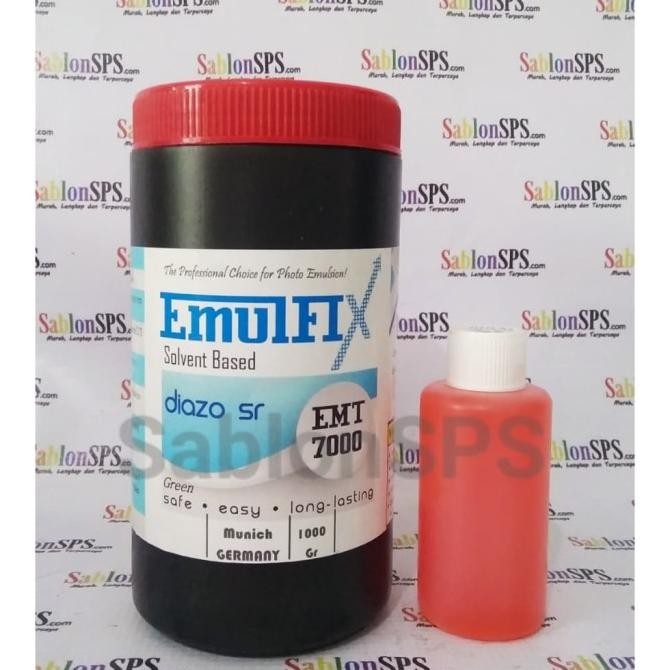 

Promo OBAT AFDRUK SABLON EMULFIX SOLVENT BASED GREEN 1Kg COD