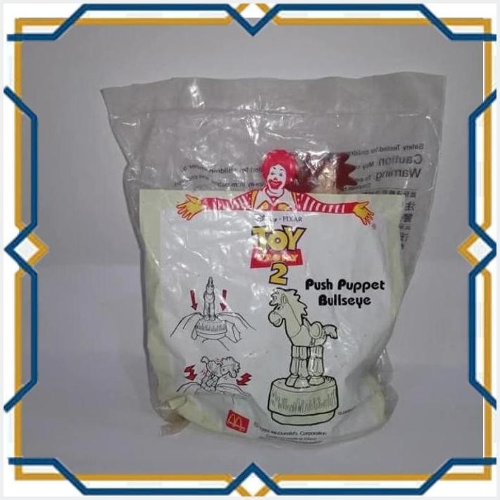 [PRA] PUSH PUPPET BULLSEYE TOY STORY 2 HAPPY MEAL MC DONALDS RARE