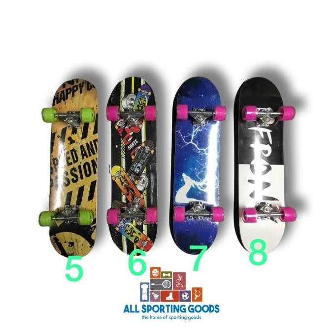 Skateboard Profesional Dewasa Adult Remaja XL Kayu Fullset BS