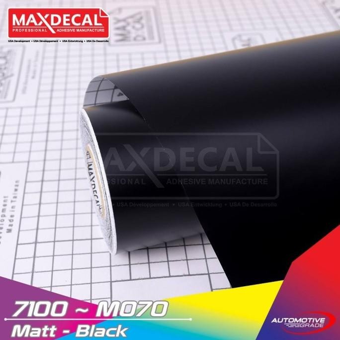 

(Good) MAXDECAL 7100 - M070 Matt Doff Black Sticker Vinyl [METERAN]