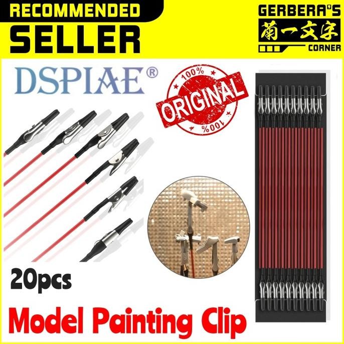 

Promo DSPIAE MPC-20 Model Painting Clip Paint Grip COD