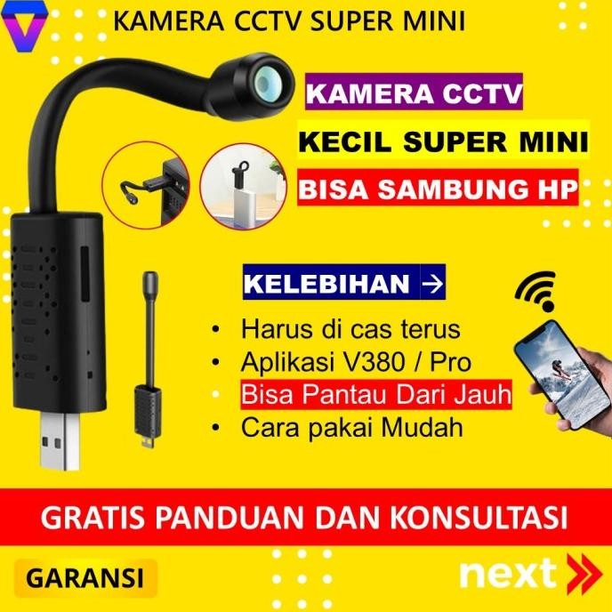KAMERA MINI KECIL CAMERA CCTV KECIL WIFI SPY CAM KAMERA PENGINTAI 108 ENC