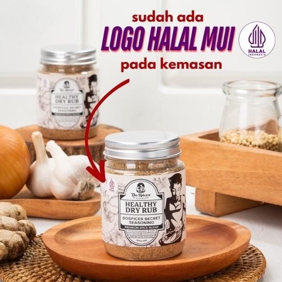 

Dospices Healthy Dry Rub Bumbu marinasi rendah kalori [Secret H24S