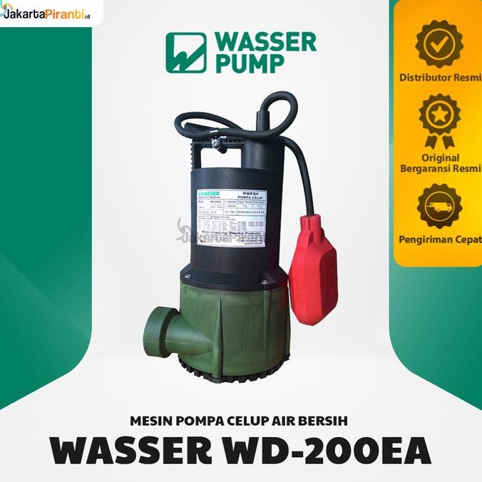 Mesin Pompa Air Celup Wasser Wd 200 Ea