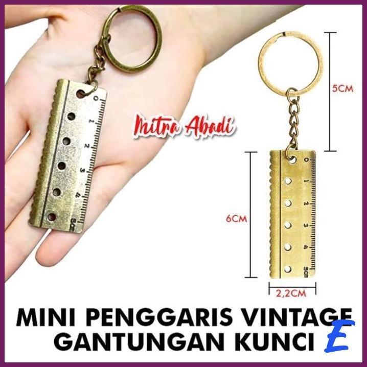 

| MTA | GANTUNGAN KUNCI PENGGARIS MINI VINTAGE