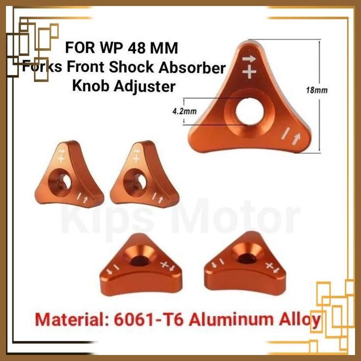 [KSM] SETELAN KNOB ADJUSTER USD WP 48 MM KTM / HUSABERG / GAS GAS / HUSQVARNA