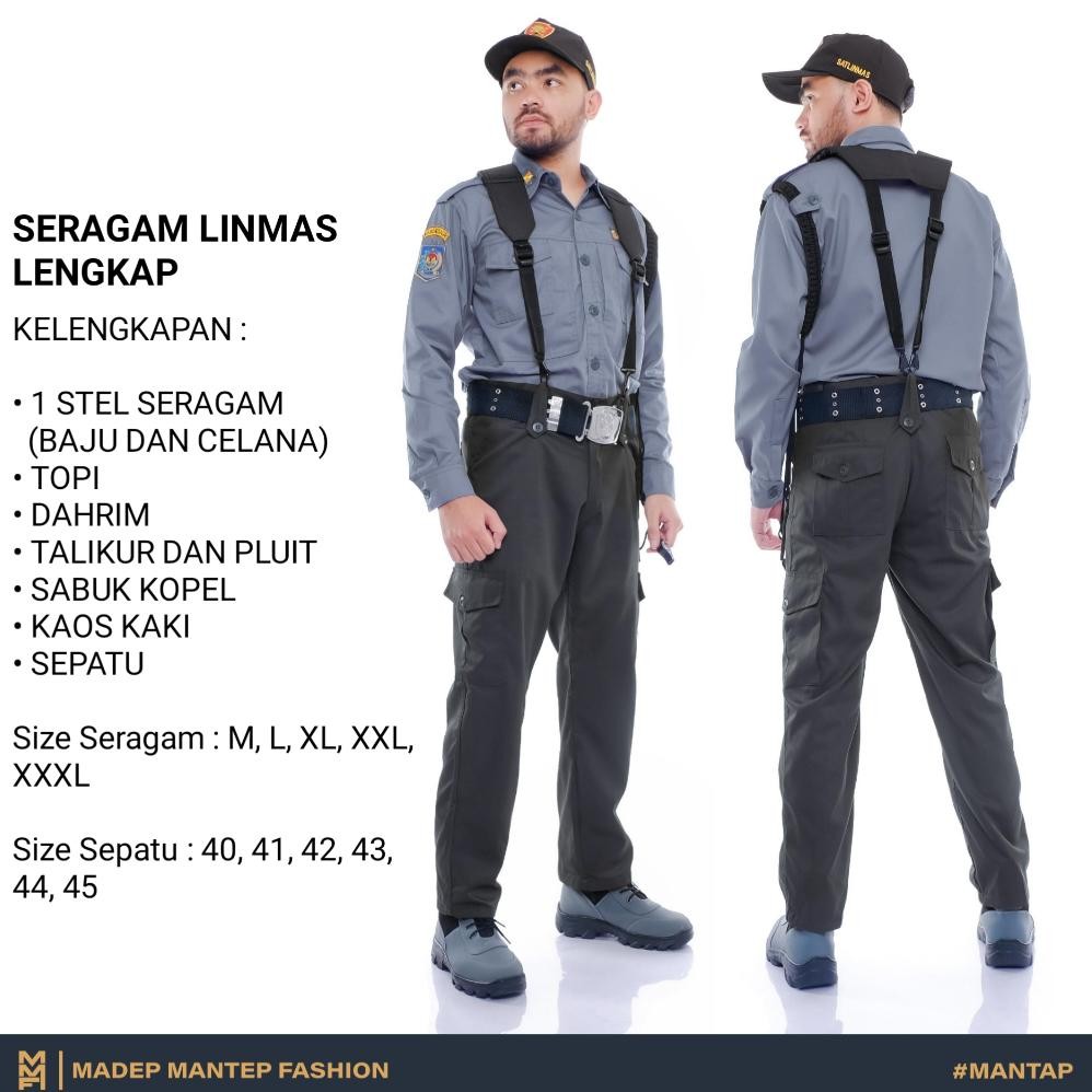 IK69 Seragam Linmas Lengkap Terbaru Set Seragam Linmas Lengkap Terbaru Linmas  Set Lengkap - PAKET S