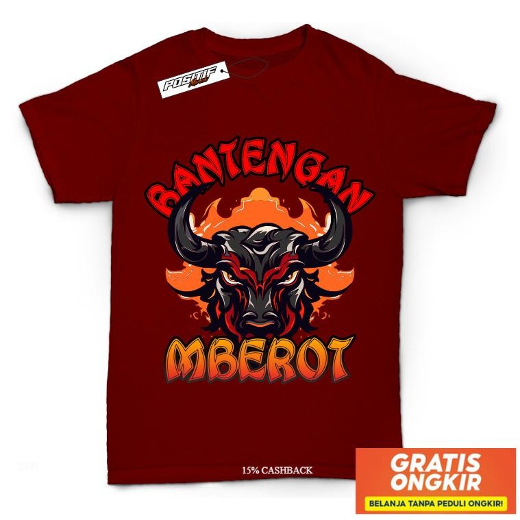 Baju Kaos Anak Viral Bantengan Mberot Malangan Distro Harga Grosir