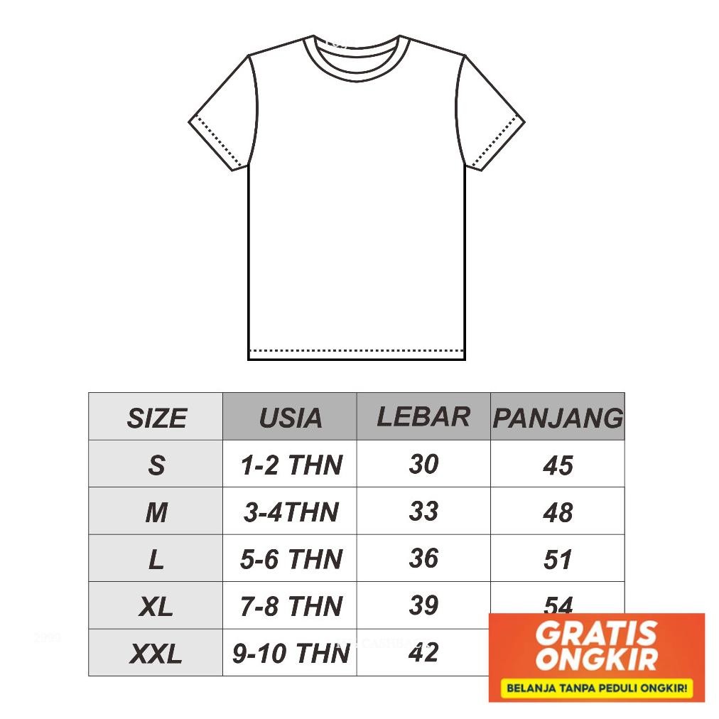 Baju Kaos Anak Excavator Alat Berat Positif Merch Original