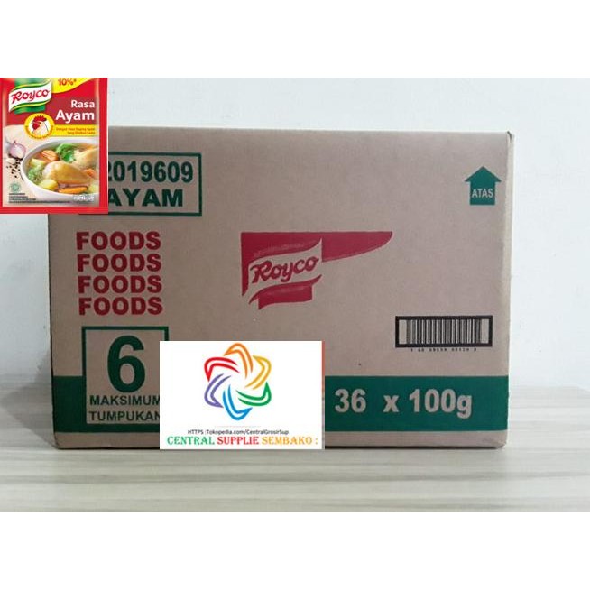 

Royco Rasa Ayam Bumbu Penyedap [100 gram /36 pcs /1 karton ] murah