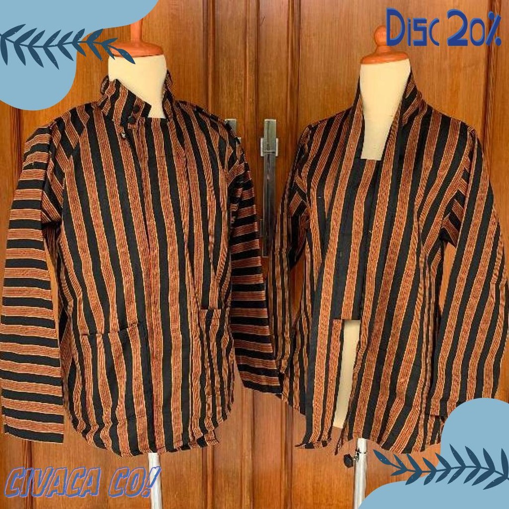 Baju Couple Lurik Adat Jawa Baju Couple Surjan Surjan Lurik Baju Lurik Jogja Solo Surjan Kebaya Jawa