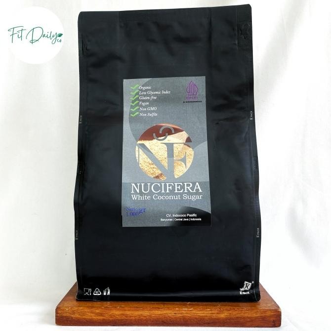 

Nucifera White Coconut Sugar 1 kg | Gula Kelapa Putih Organik murah