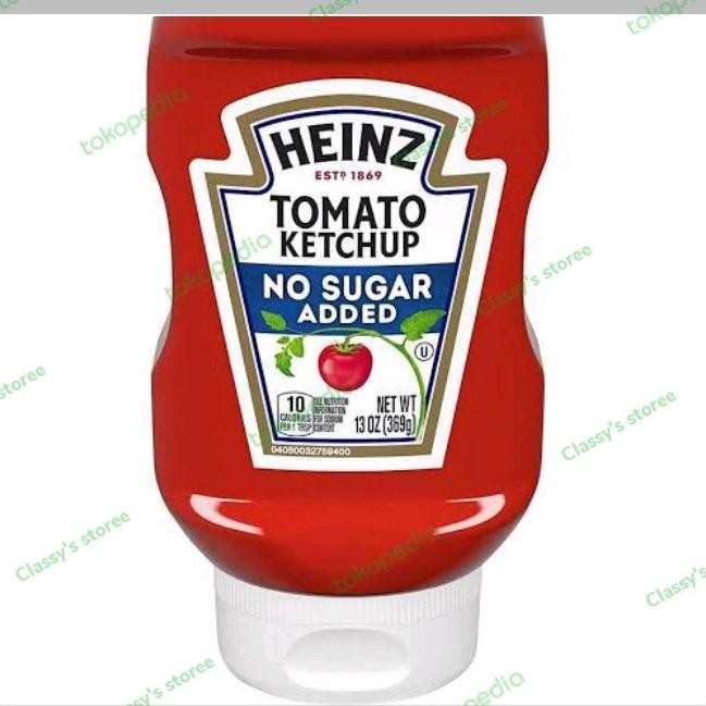 

heinz tomato ketchup no sugar added 369 gr/saus tomat Sauce Saos murah