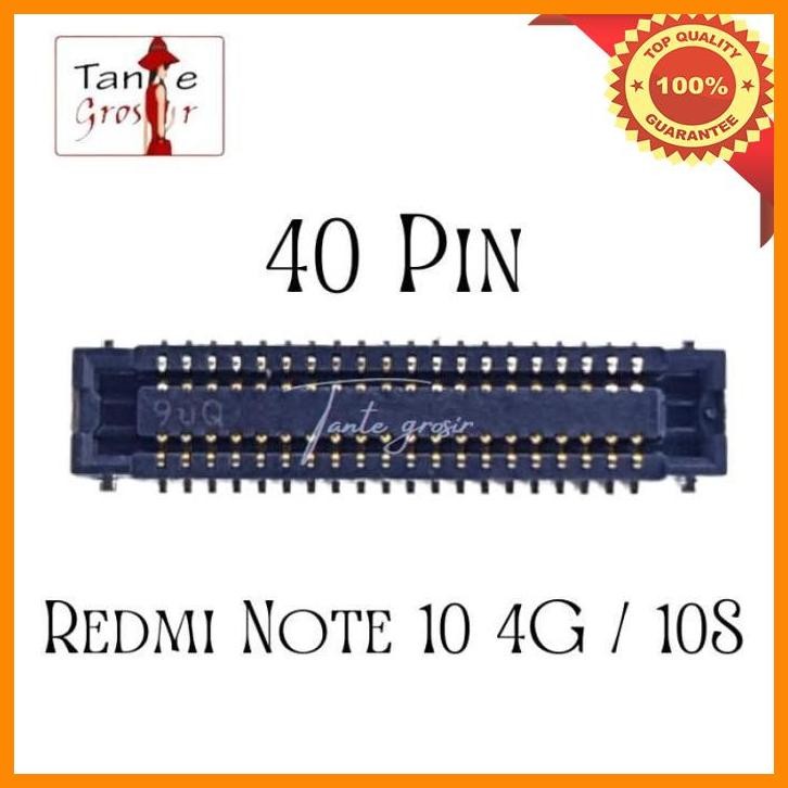 [tan] konektor lcd redmi note 10 4g 10s socket connector fpc display