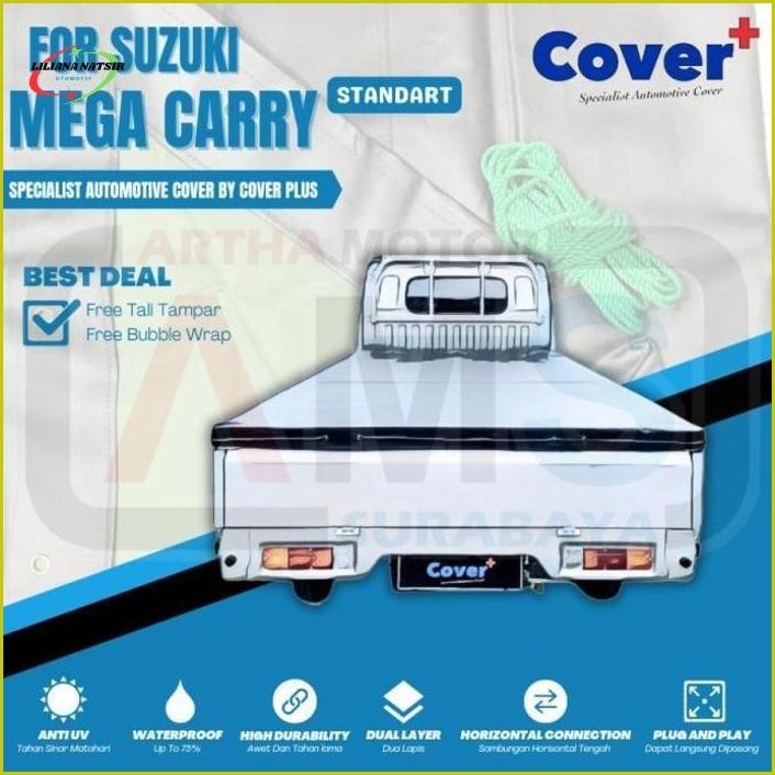 New.. Cover Terpal Penutup Bak Mobil Pickup Pick Up Apv Mega Carry Xtra Extra Cover Terpal Tutup Bak
