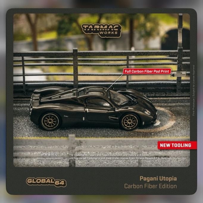TARMAC PAGANI UTOPIA CARBON FIBER EDITION