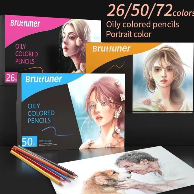 

Brutfuner Oily Pencil Softcore / Pensil Warna Brutfuner Edisi Softcore