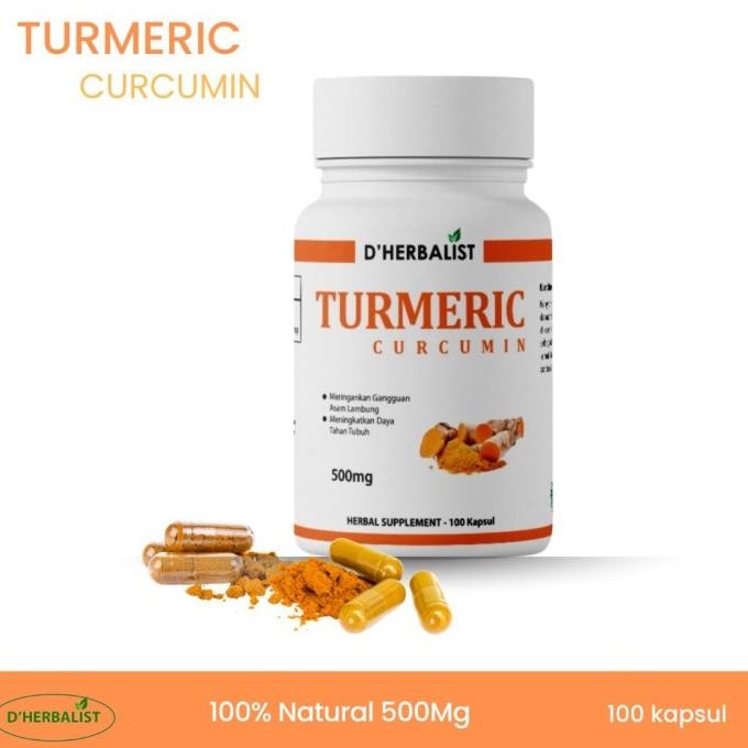 Turmeric Curcumin , Kunyit Kapsul 500Mg
